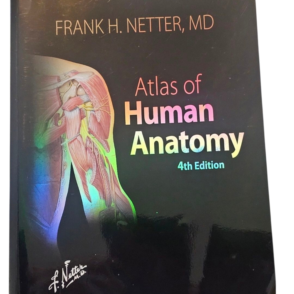 **TEXTBOOK Atlas of Human Anatomy, 4th Edition by Frank H. Netter, MD.**